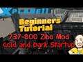 X-Plane 11 - A Beginners Guide by A Beginner | Episode 3 | 737-800 Zibo Mod Cold and Dark Startup