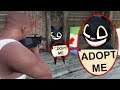 ADOPTING BABY CARTOON CAT IN GTA 5... (Trevor Henderson)