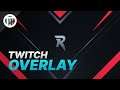Animated Twitch Stream Countdown Intro Overlay Process - Speedart