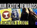 Destiny 2. XUR EXOTIC LOOT! Xur Exotic Gear Random Rolls, Location & Bounty. Xur August 30, 2019.