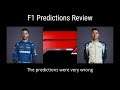 F1 2021 predictions review