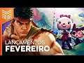 LANÇAMENTOS DE GAMES FEVEREIRO/2020: DREAMS, STREET FIGHTER V E MAIS (PS4, XBOX ONE, SWITCH E PC)