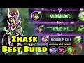 MANIAC! ZHASK BEST BUILD - ZHASK OFFLANE GAMEPLAY