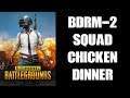 PUBG BDRM-2 Armoured Car Chicken Dinner Squad Win, Erangel (PS4 Gameplay)