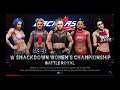 WWE 2K19 Rhea Ripley VS Bayley,Bianca,Lacey,Sasha 5-Diva Battle Royal Match WWE SD Women's Title