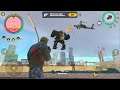 Rope Hero 3 - (Ground Assault Machine Throw on Helicopter) Gravity Gun Bounce - Android Gameplay HD