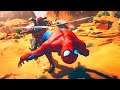 Spider Man Almost Gets Sliced By Deapool Swords