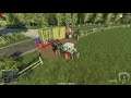 Farming Simulator 19 NF Match map MP server pt.15 bale trailer blues