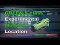 Green and Yellow S class Experimental Multitool Location found by lavalamp64. No Man's Sky.