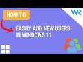 How to add users in Windows 11