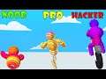 NOOB vs PRO vs HACKER in Rope Man