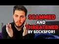 SOCKSFOR1 SCAMMED & THREATENED ME | A BIG MINECRAFT YOUTUBER
