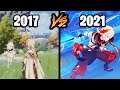Evolution of Genshin Impact - From 2017 to 2021