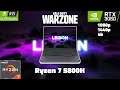 Lenovo Legion 5 2021 | Warzone | Rtx 3060 + Ryzen 7 5800H | 1080p | 1440p | 4k | High vs Low | DLSS