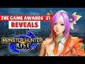 Monster Hunter Rise THE GAME AWARDS REVEAL GAMEPLAY TRAILER SUNBREAK NEWS モンスターハンターライズ 「ゲームアワード」