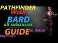 Pathfinder: WotR - All Bard SubClasses Starting Builds - Beginner's Guide [2021] [1080p HD]