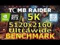 Shadow Of The Tomb Raider - 5K - 5160x2160 Benchmark RTX 2080 ti i9 9900k