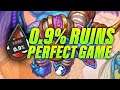 A 0.9% Ruins a Perfect Game | Dogdog Hearthstone Battlegrounds