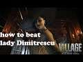 RESIDENT EVIL 8 Village How to beat Lady Dimitrescu Boss Fight