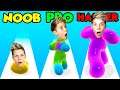NOOB vs PRO vs HACKER in Blob Runner 3D!