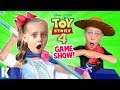 Little Flash and Ava Play Toy Story 4 Movie Trivia! KidCity