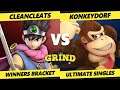 The Grind 160 - Cleancleats (Hero) Vs. KonkeyDorf (Donkey Kong) Smash Ultimate - SSBU