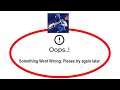 Fix 1v1 LOL Apps Oops Something Went Wrong Error Please Try Again Later Problem Solved