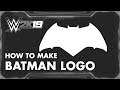 How to make Batman logo in WWE 2K19