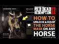 How To Unlock & Equip The Horse Mask on ANY Horse on Red Dead Online