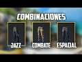 JAZZ DORADO VS PANTALON DE COMBATE VS UNIFORME ESPACIAL - COMBINACIONES DE ROPA EN FRE FIRE