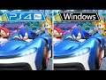 Team Sonic Racing (2019) PS4 Pro vs PC Gamer (Which One is Better?)