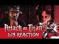 Attack On Titan 1x13 – PRIMAL DESIRES: THE BATTLE FOR TROST [PART 9] Reaction