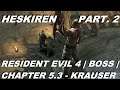 Resident Evil 4 HD - | Boss Krauser | - Chapter 5.3 PART.2 (ENG Subtitles Included)