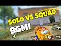 Solo vs Squad in BGMI || First Time on Mobile 😱