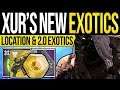 Destiny 2 | XUR'S NEW EXOTICS & LOCATION! DLC Exotics, NEW Engram & Where is Xur | 3rd January 2020