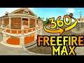 Free Fire MAX VR VIDEO clock tower 😱 جولة في الفري فير ماكس بتقنية 360 درجة