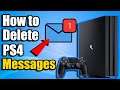 How to Delete Messages on PS4 (Best Method)