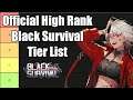 Official High Rank Black Survival Tier List