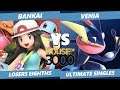 Smash Ultimate Tournament - Bankai (Pokemon Trainer) Vs. Venia (Greninja) SSBU Xeno 167 L. Eighths