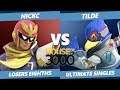 Smash Ultimate Tournament - NickC (Falcon) Vs. Tilde (Falco) SSBU Xeno 169 Losers Eighths