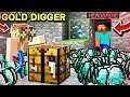 I Caught GOLD DIGGER Using XRAY.. SHE FREAKED when SHE SAW HEROBRINE in MINECRAFT!