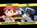 The Grind 161 Winners Quarters - Mj (ROB) Vs. Syrup (Ness) Smash Ultimate - SSBU
