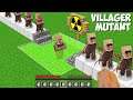 What if YOU CREATE MUTANT VILLAGER in Minecraft ? USING A RADIATION LIQUID !