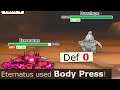 what if you used body press with no defense