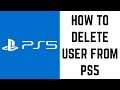 How to Delete a User from PS5