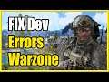 How to FIX Dev Error & Crashing in Warzone PS4, PS5, Xbox & PC (Can't Play Tutorial)