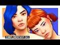 MELODY & CARA LY 💙🧡 | COMPLEMENTARY COLOR TWINS | THE SIMS 4 CREATE A SIM