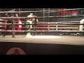 Michael Godwin destroy Abiodun Afini in round 4 of 8 rounds cruiserweight contest fight in lagos.