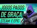 NOVOS JOGOS de GRAÇA para PC e JOGOS PAGOS DE GRAÇA (Epic e Steam)