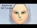 Sephiroth Mii Tutorial